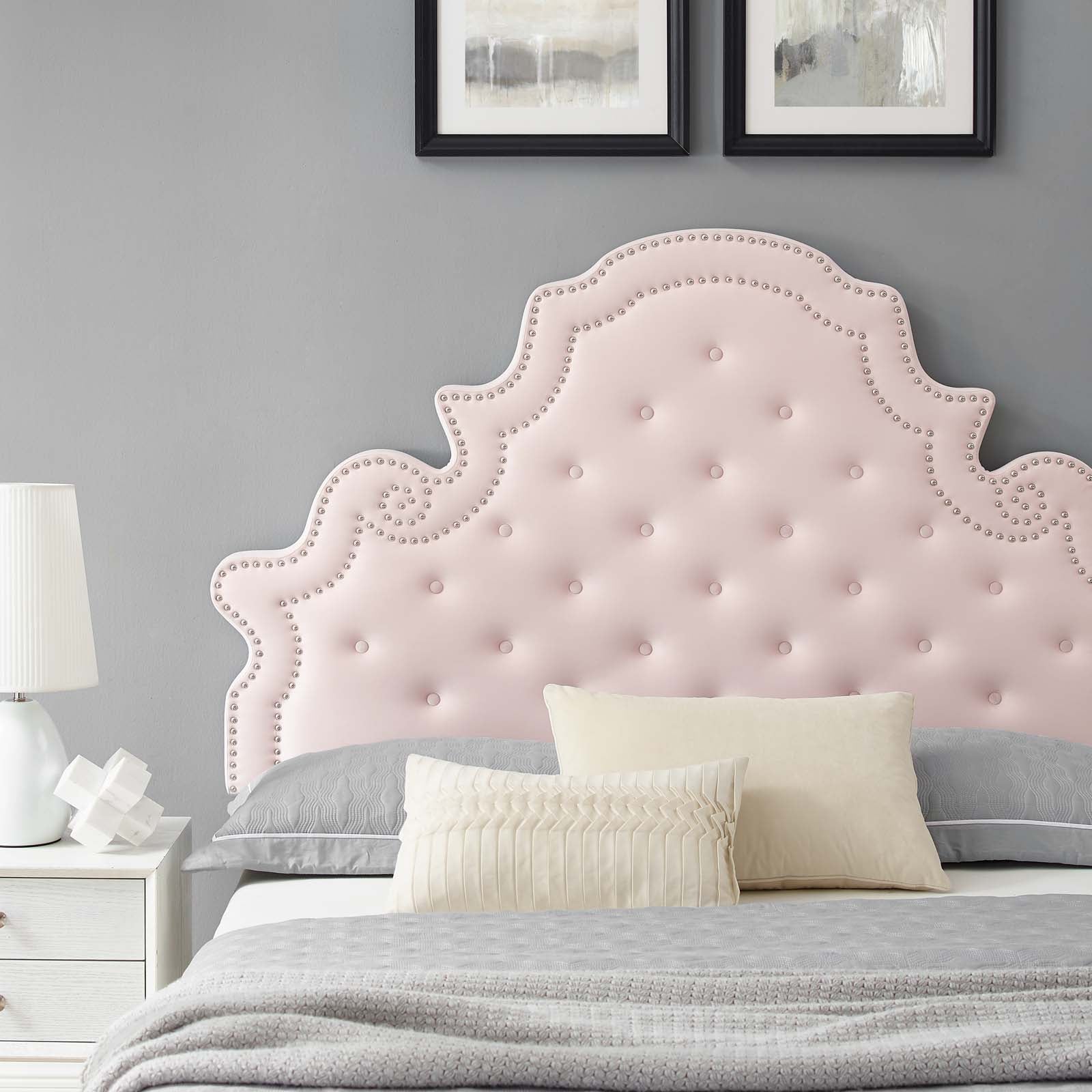 Gwyneth Tufted Performance Velvet Full Platform Bed by Modway