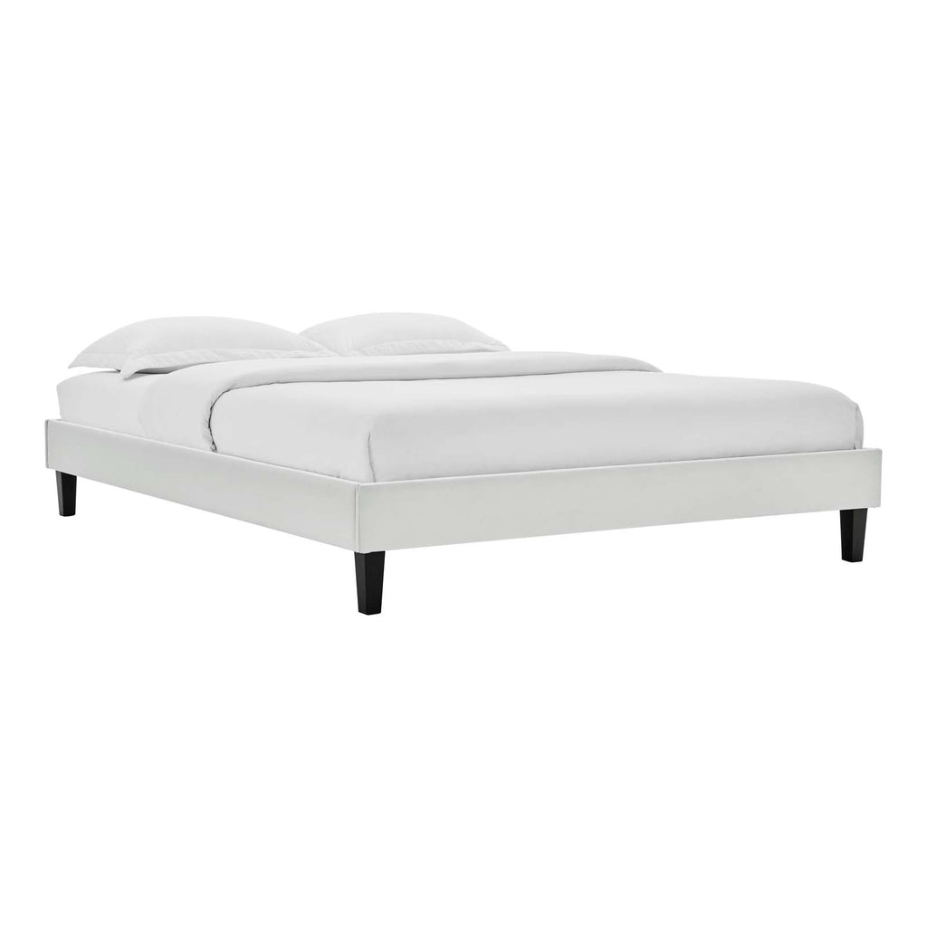 Amber Performance Velvet Twin Platform Bed by Modway