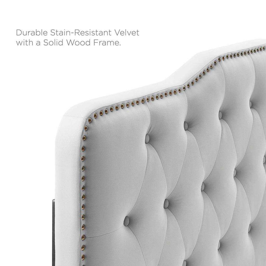Amber Tufted Performance Velvet King Platform Bed by Modway