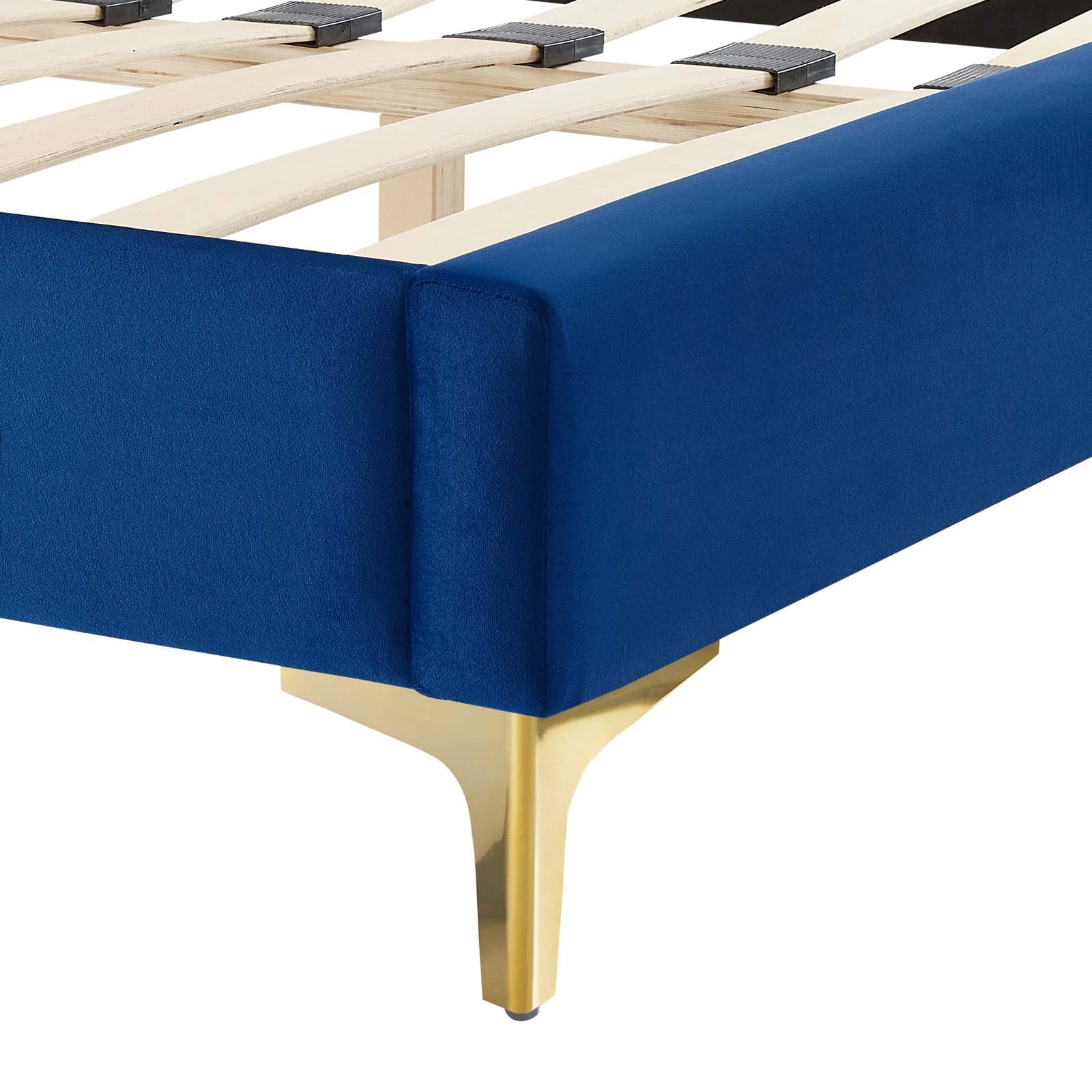 Liva Performance Velvet Twin Bed by Modway