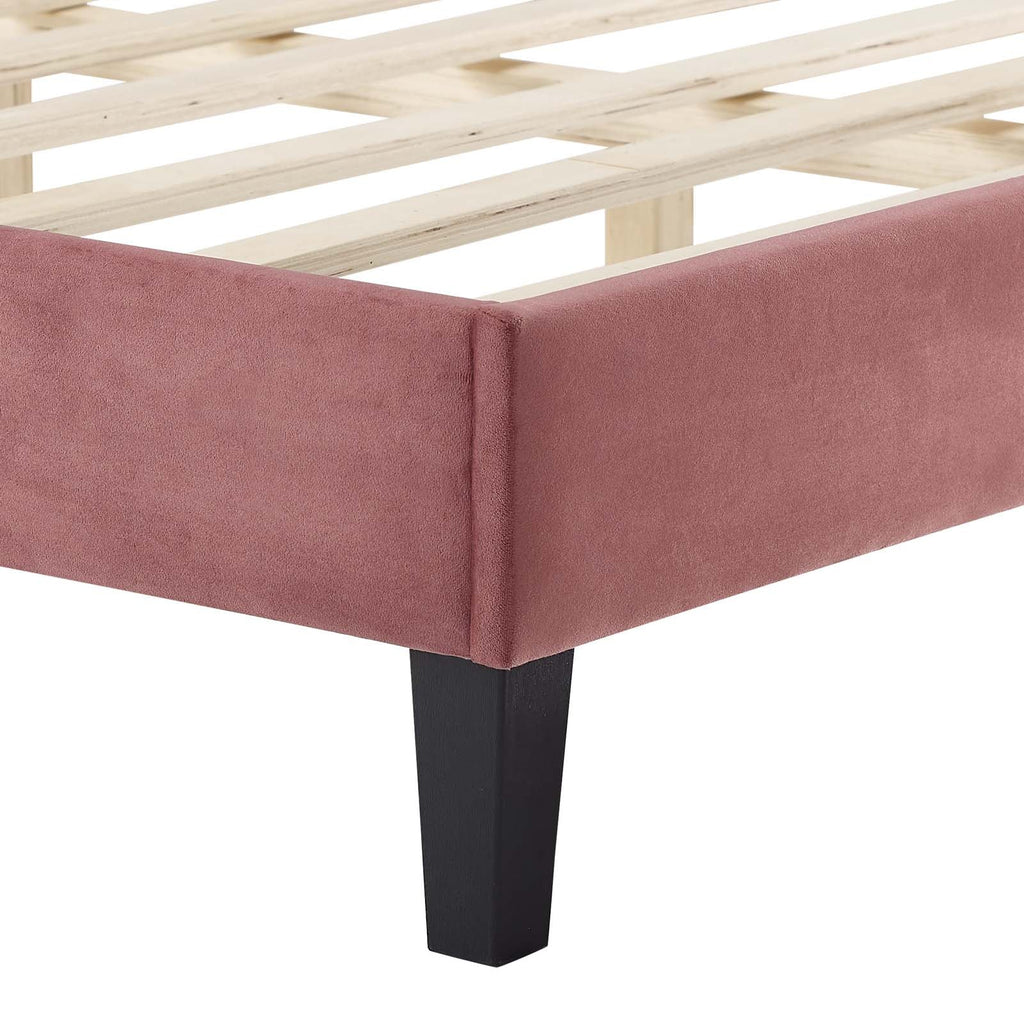Novi Performance Velvet Twin Bed by Modway