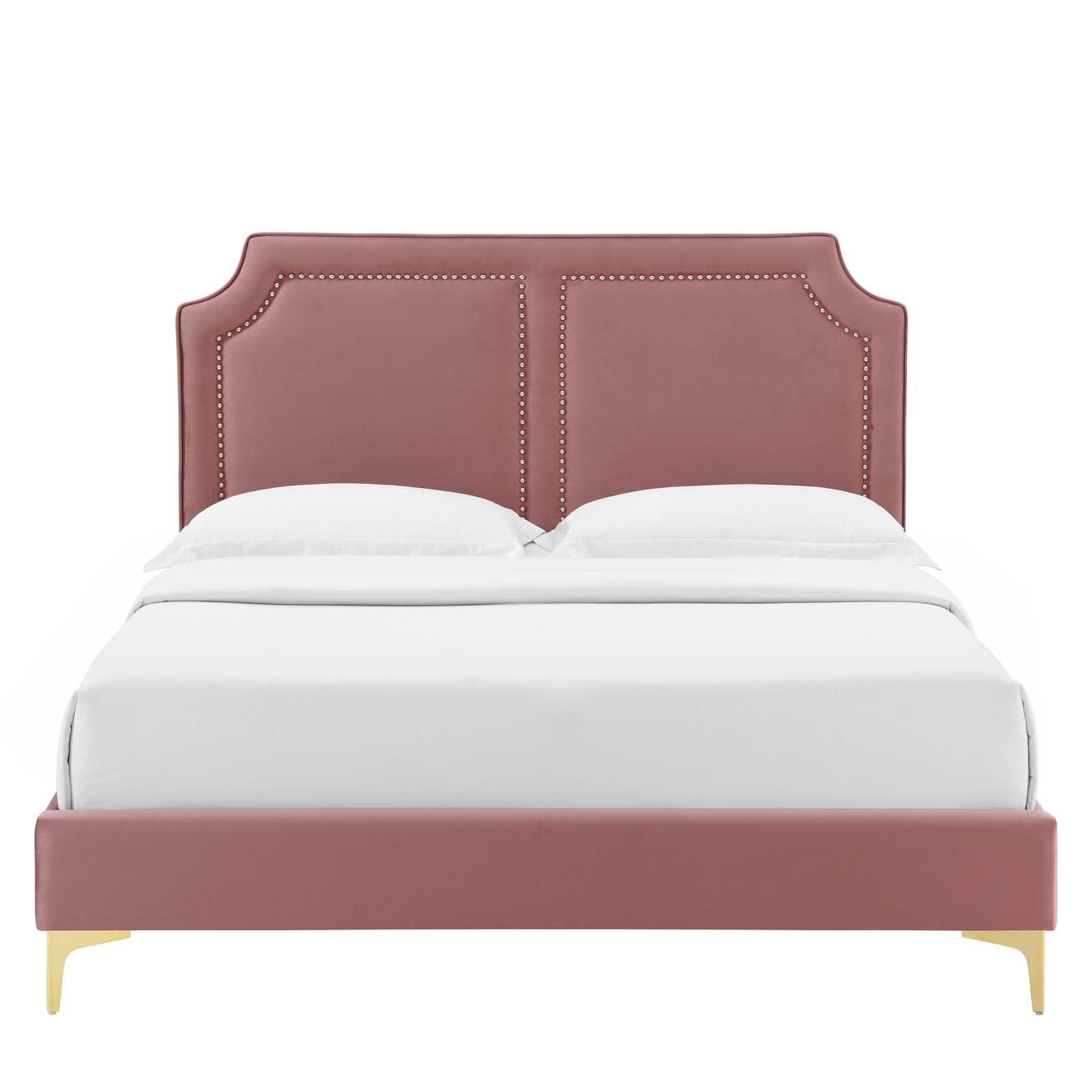 Novi Performance Velvet King Bed by Modway