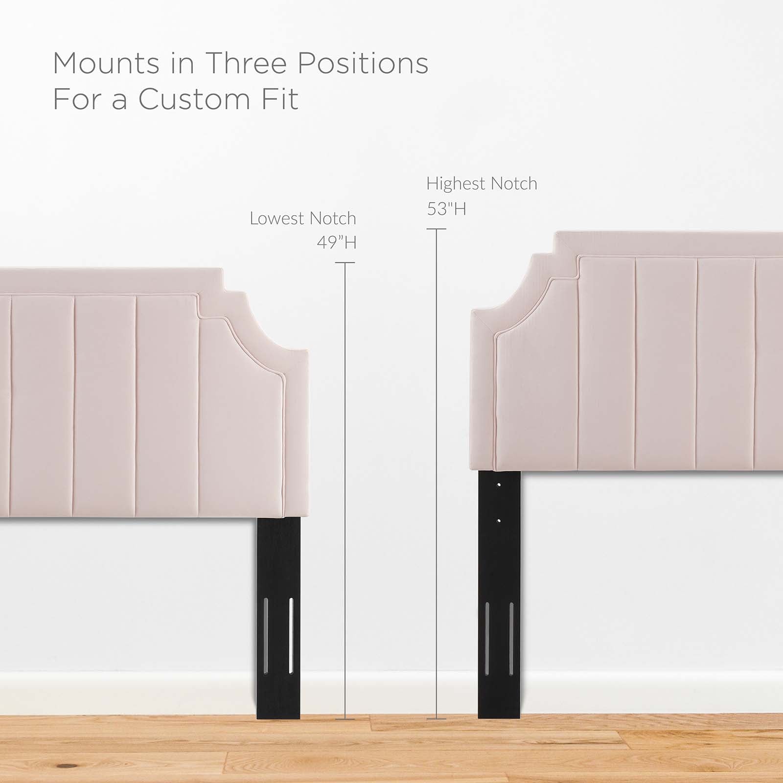 Sienna Performance Velvet Twin Platform Bed by Modway