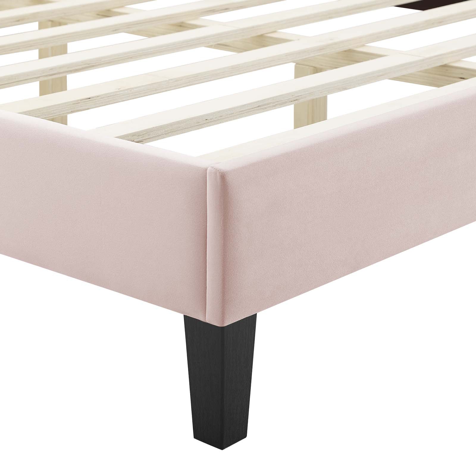Sienna Performance Velvet Full Platform Bed by Modway
