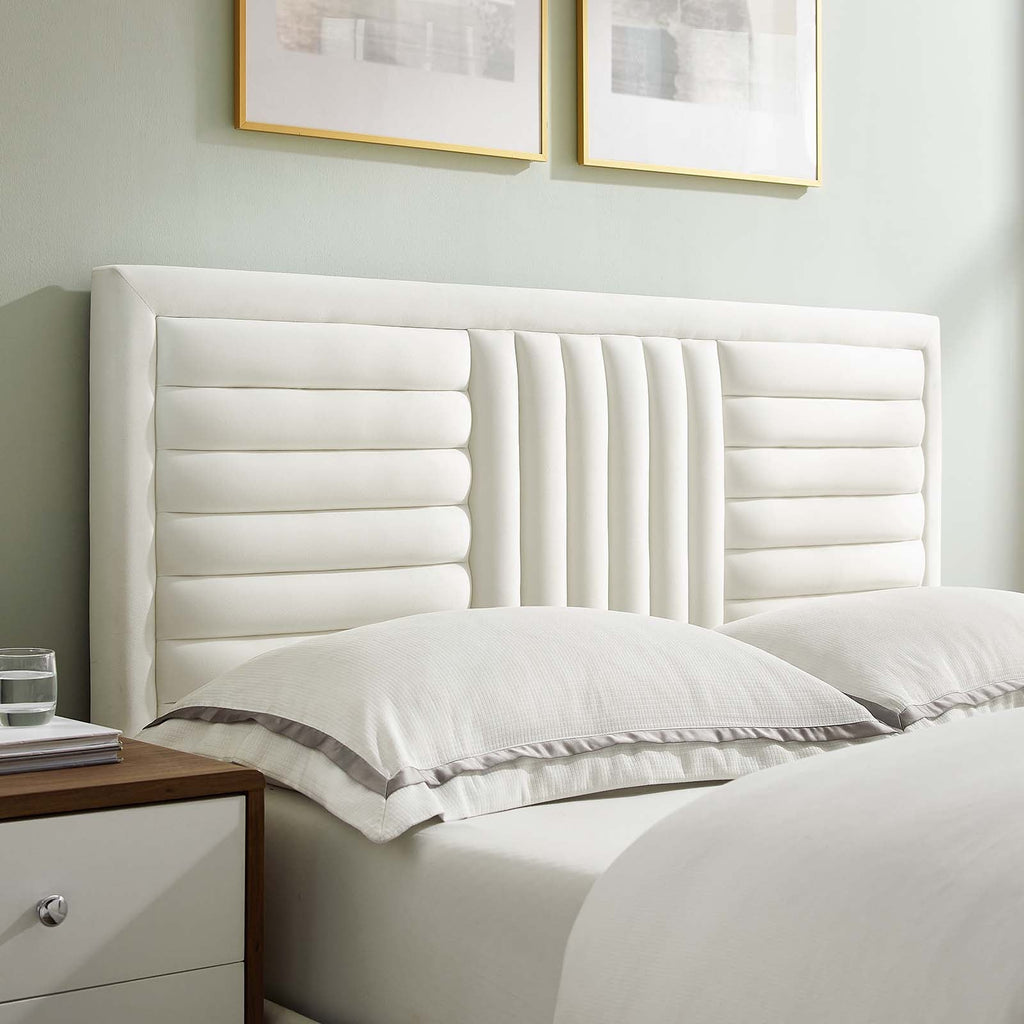 Sofia Channel Tufted Performance Velvet Full Platform Bed by Modway
