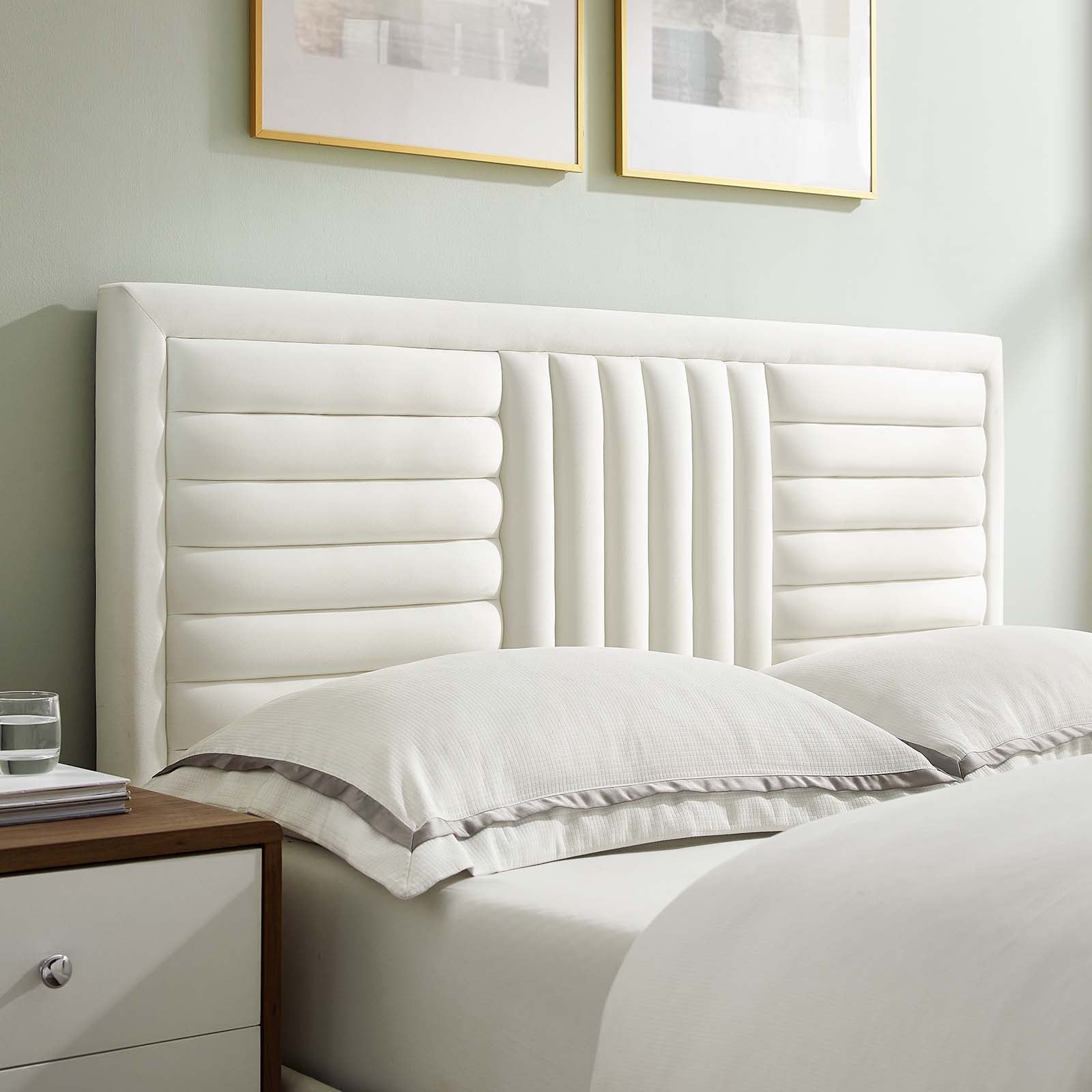 Sofia Channel Tufted Performance Velvet Full Platform Bed by Modway