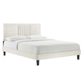 Sofia Channel Tufted King Platform Bed