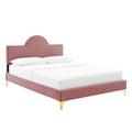 Sunny Performance Velvet King Bed by Modway