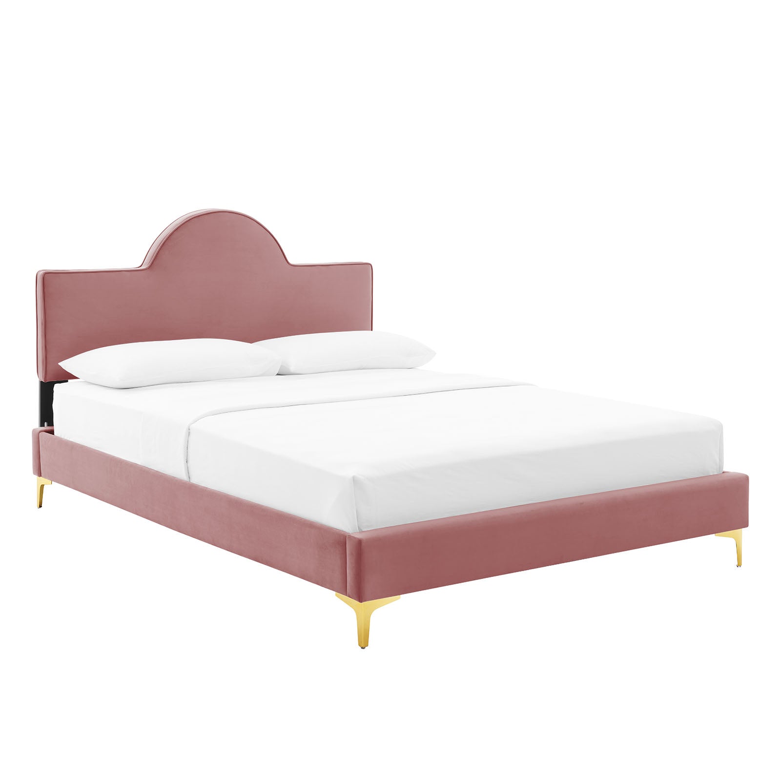 Sunny Performance Velvet King Bed by Modway