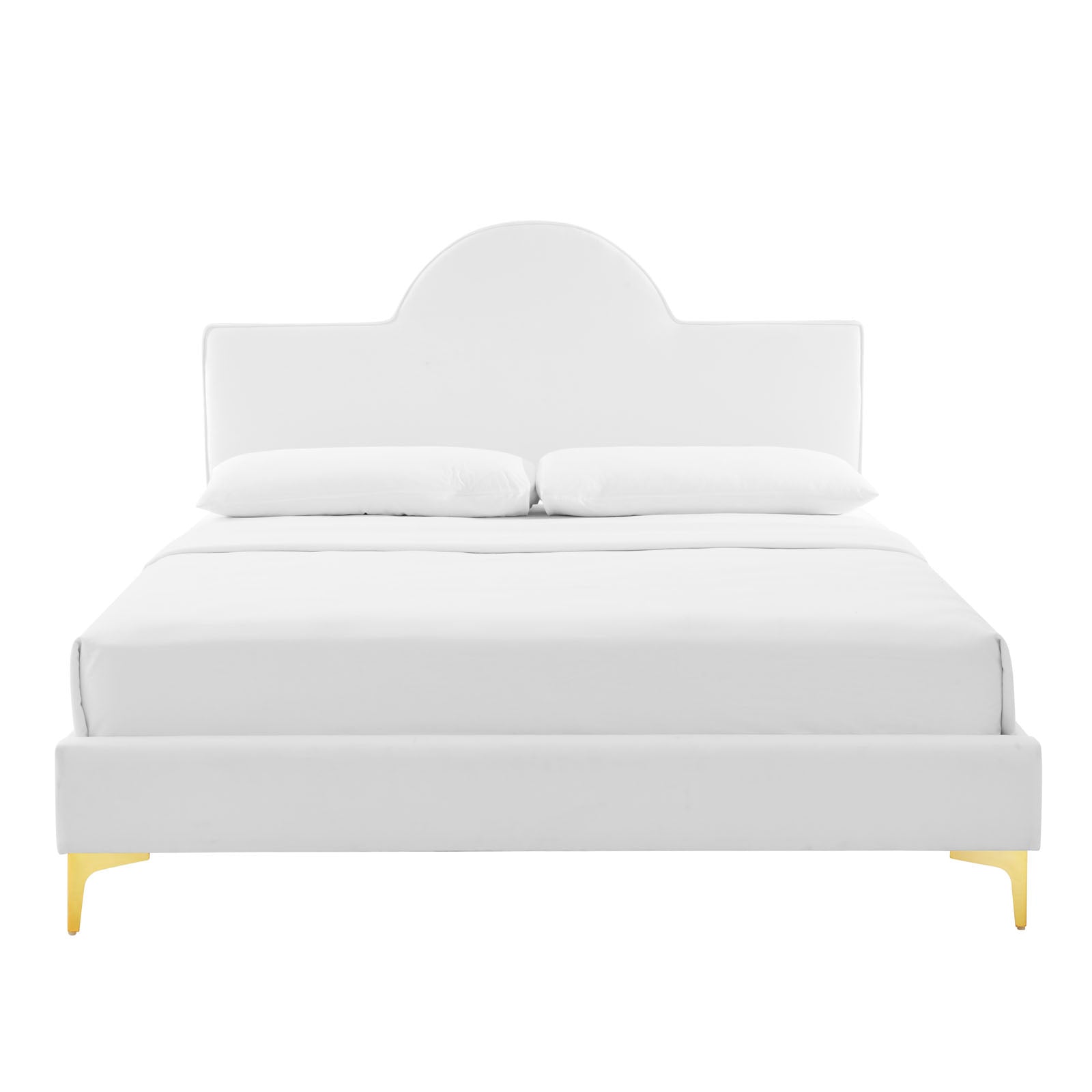 Sunny Performance Velvet King Bed by Modway