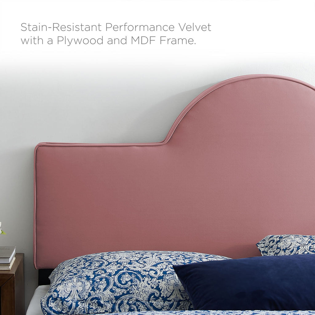 Aurora Performance Velvet King Bed by Modway