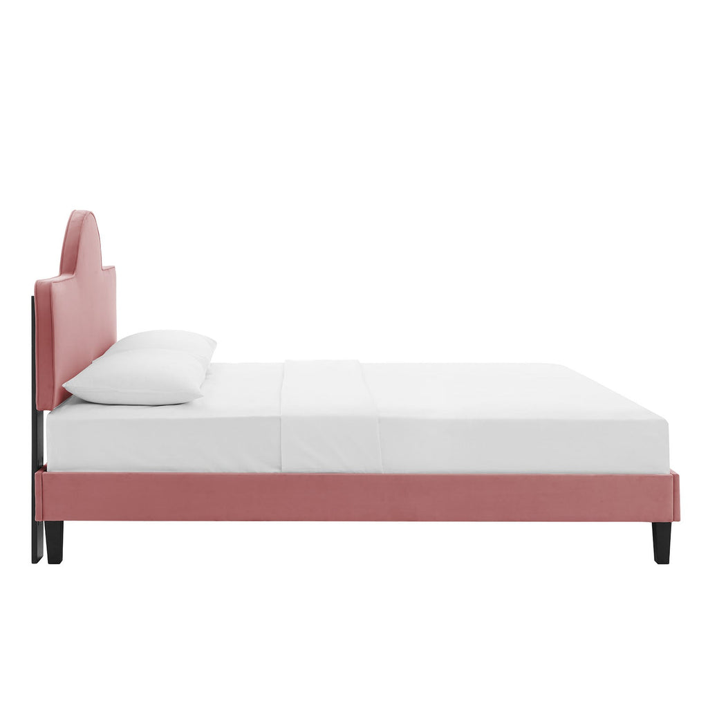 Soleil Performance Velvet King Bed by Modway