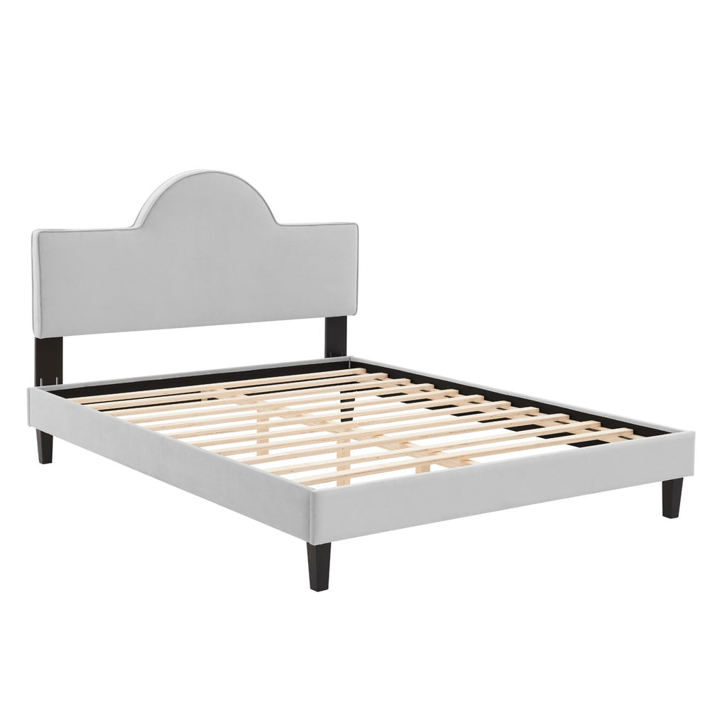 Soleil Performance Velvet King Bed by Modway