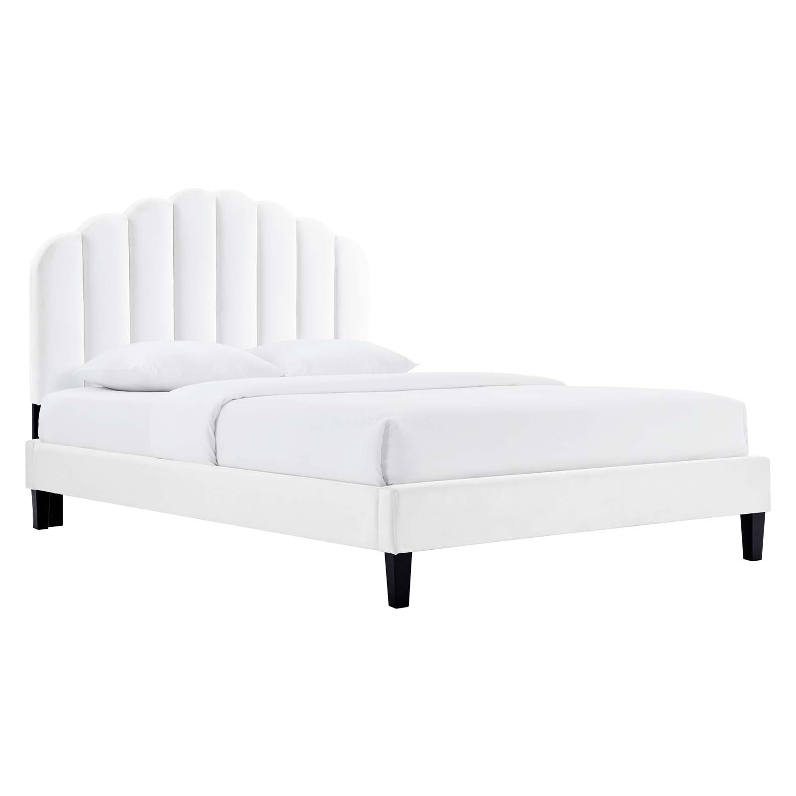 Daisy Performance Velvet Full Platform Bed by Modway