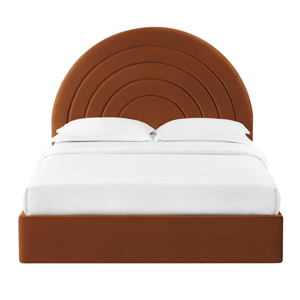 Solana Arched Performance Velvet Full Platform Bed by Modway