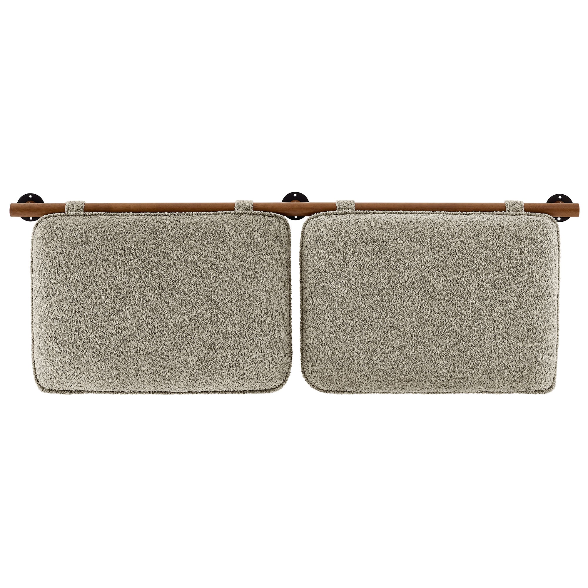 Anela Wall-Mounted Chenille Upholstered Queen Headboard by Modway
