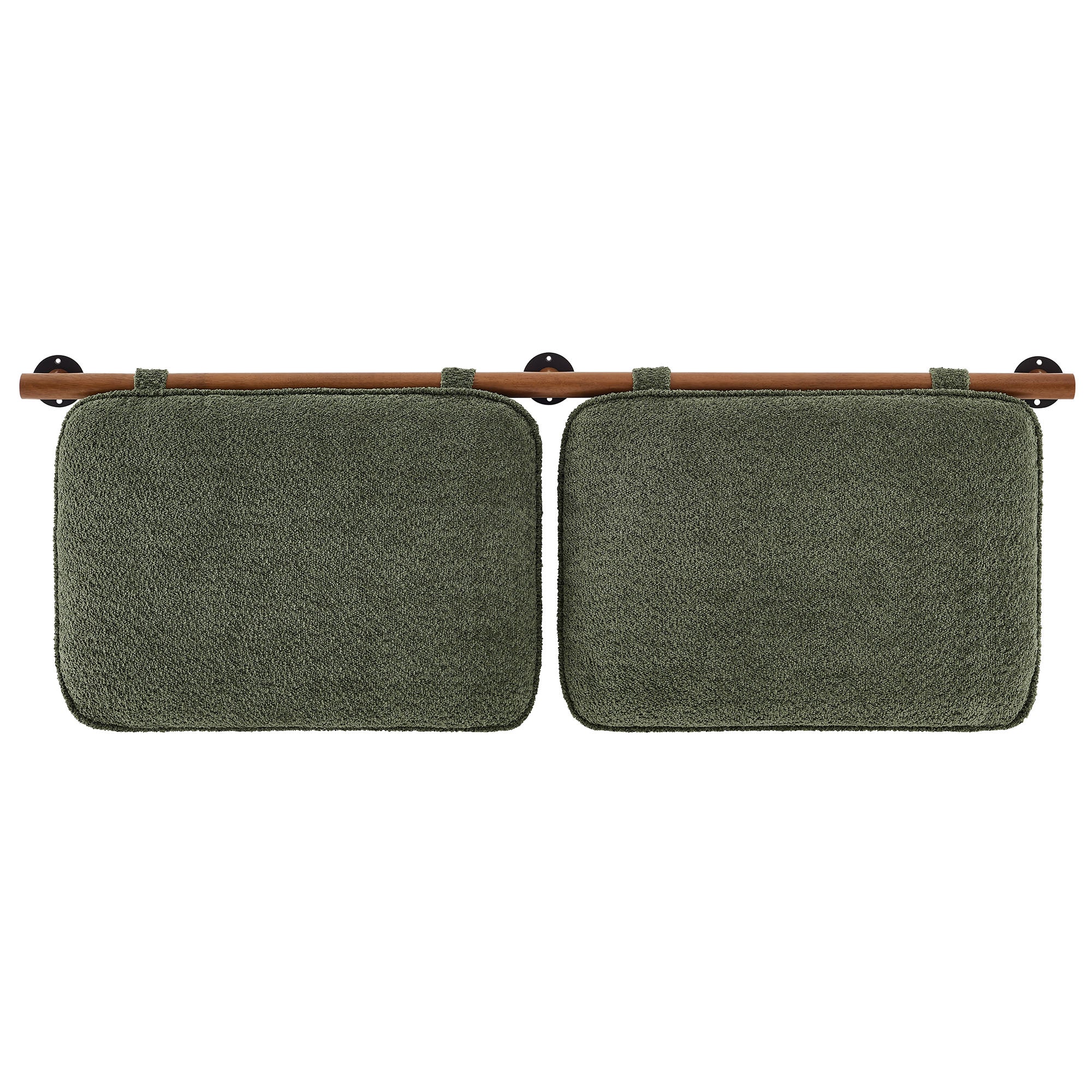 Anela Wall-Mounted Chenille Upholstered King Size Headboard by Modway