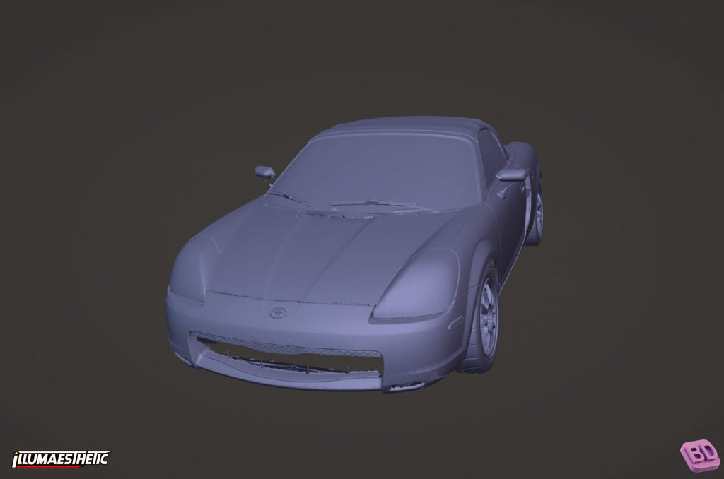 Toyota MR2 Spyder (ZZW30) 3D Scan (2000-2007)