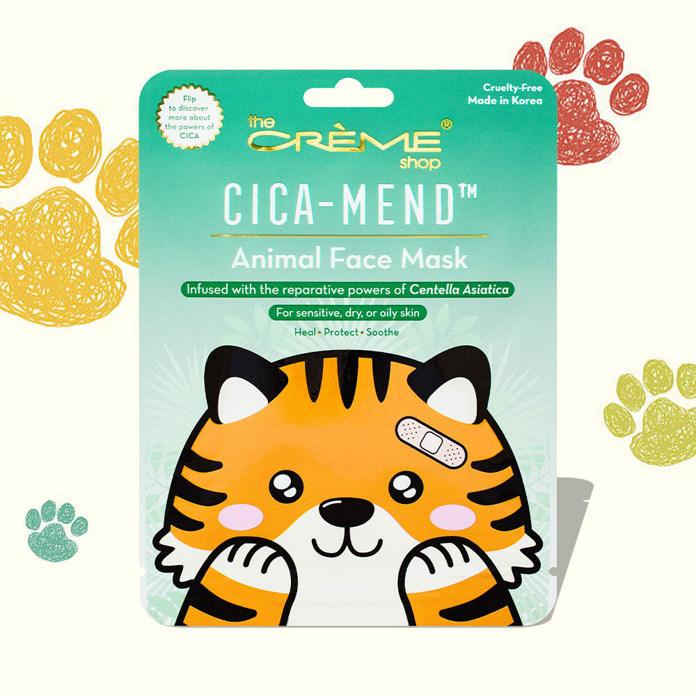 Animated Tiger Face Sheet Mask