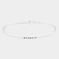 "Mermaid" Brass thin metal hook bracelet
