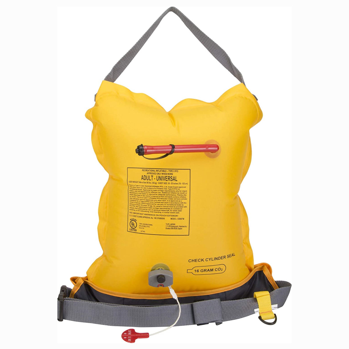 MTI Adventurewear 16g Belt Pack PFD GRAY