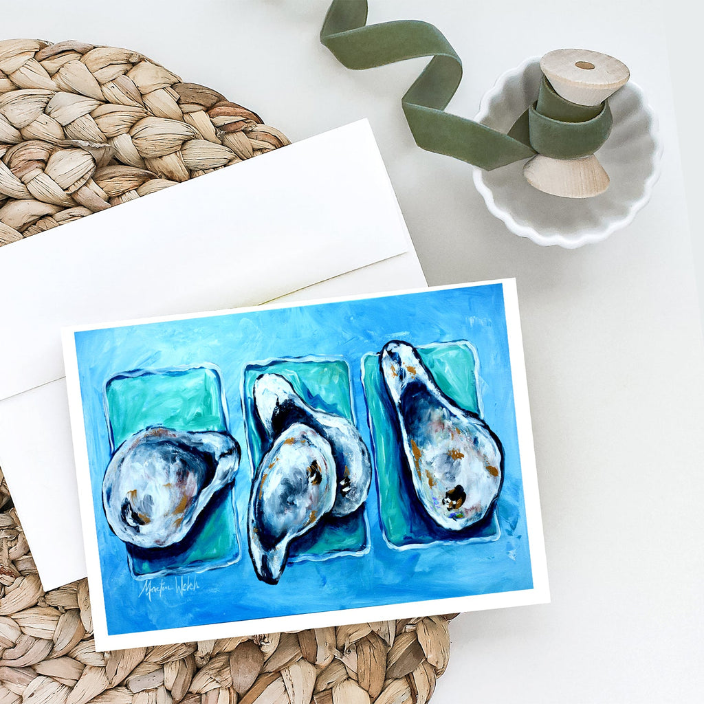 Oysters Oyster + Oyster = Oysters Greeting Cards Pack of 8 Blank Cards with Envelopes Whimsical A7 Size 5x7