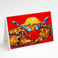 Crab Fat and Sassy Greeting Cards Pack of 8 Blank Cards with Envelopes Whimsical A7 Size 5x7