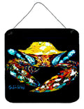 Sand Dance Turtle Wall or Door Hanging Prints Aluminum Metal Sign Kitchen Wall Bar Bathroom Plaque Home Decor, 6x6, Multicolor