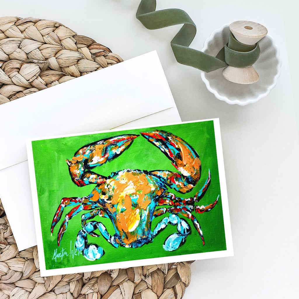 Wide Load Crab Greeting Cards Pack of 8 Blank Cards with Envelopes Whimsical A7 Size 5x7