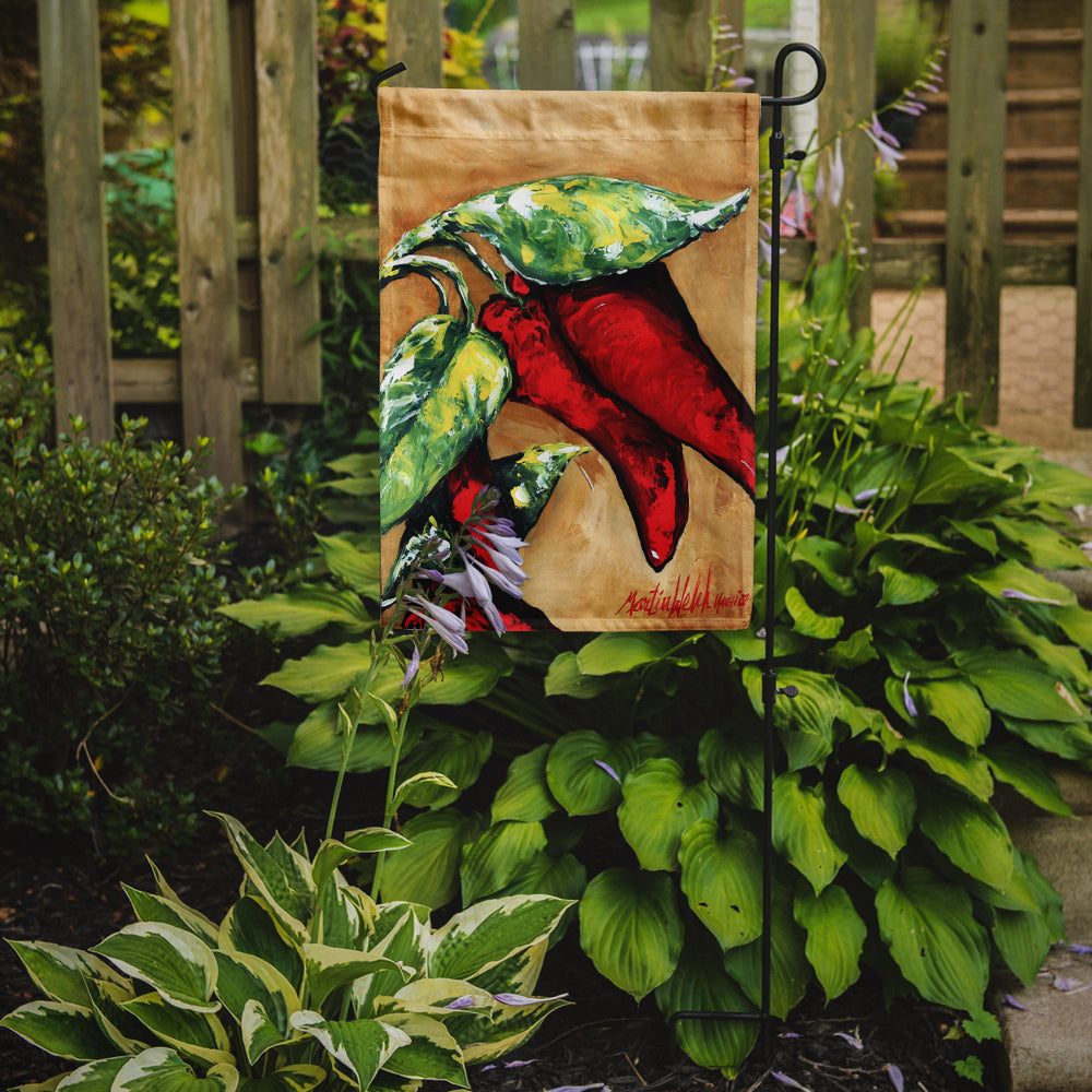 Hot Peppers Garden Flag Mailbox Decorative Yard Banner Outside Patio Artwork for Flower Beds, Garden Size, Multicolor