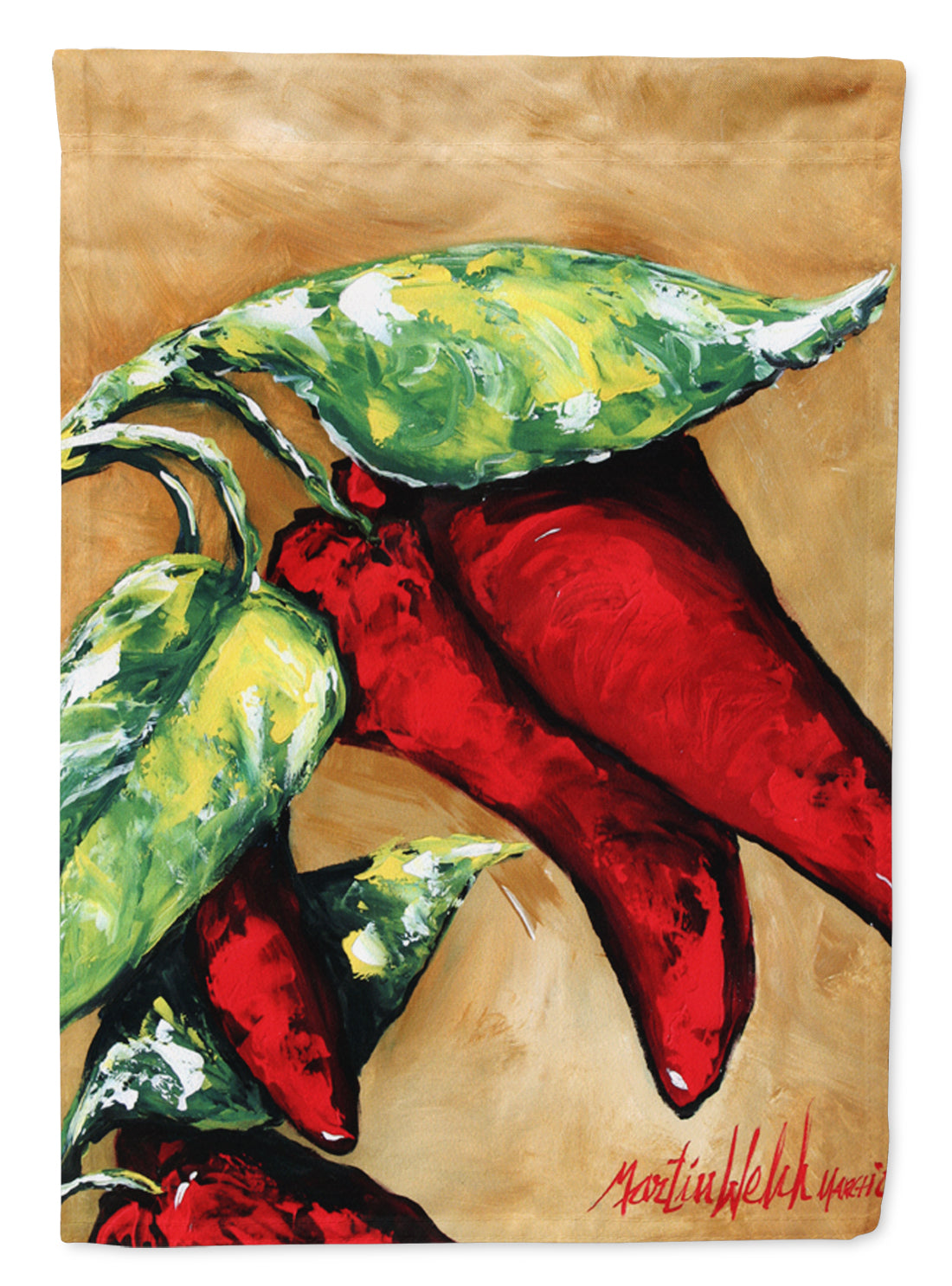 Hot Peppers Garden Flag Mailbox Decorative Yard Banner Outside Patio Artwork for Flower Beds, Garden Size, Multicolor