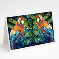 Parrots Yo Yo Mama Greeting Cards Pack of 8 Blank Cards with Envelopes Whimsical A7 Size 5x7