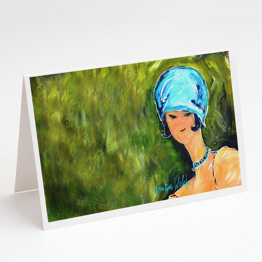 Young Voncile Still in High School Greeting Cards Pack of 8 Blank Cards with Envelopes Whimsical A7 Size 5x7