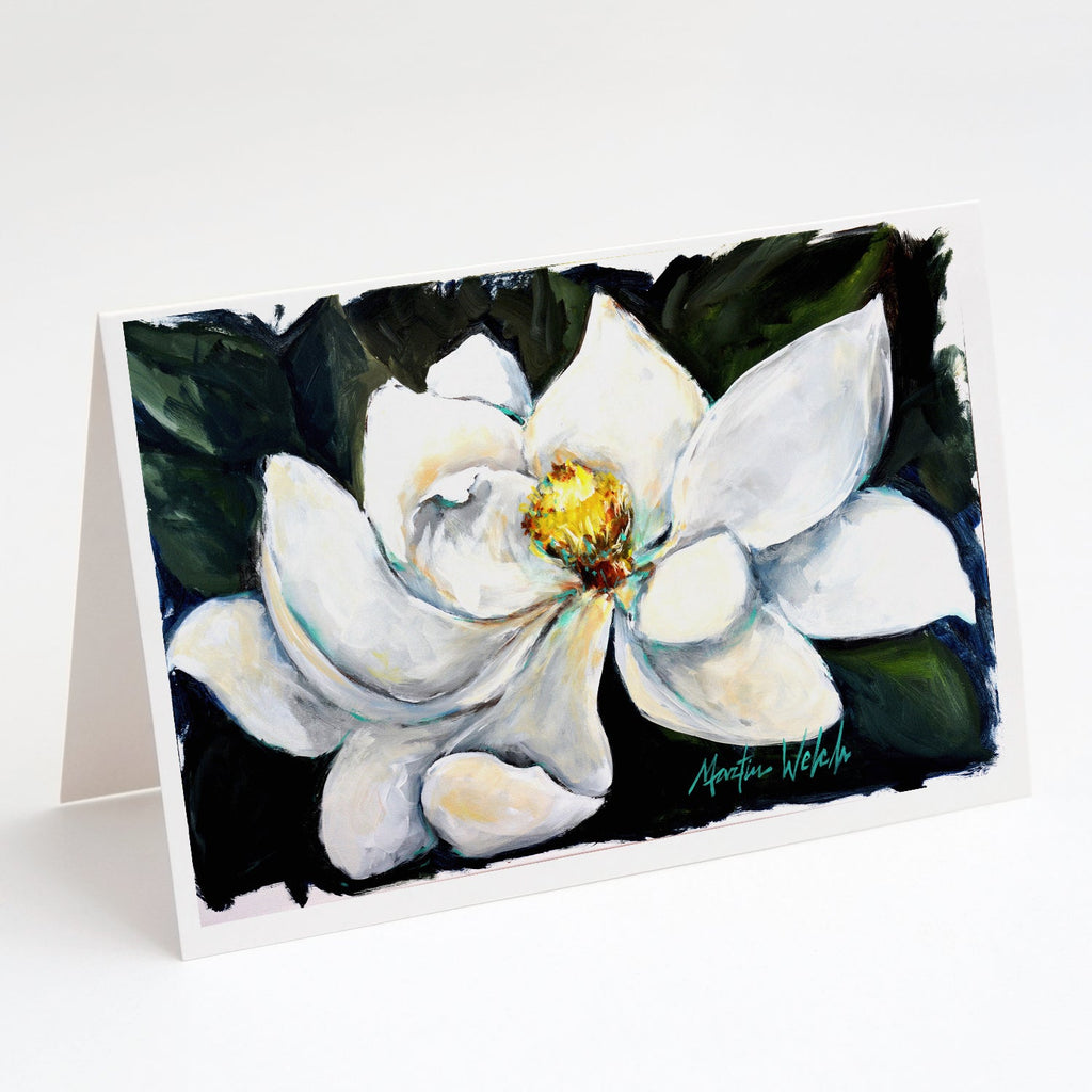 Sweet Magnolia Greeting Cards Pack of 8 Blank Cards with Envelopes Whimsical A7 Size 5x7