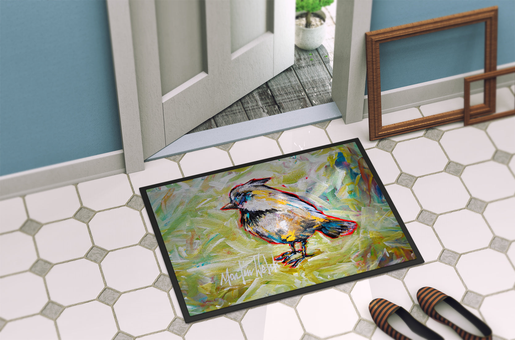 Be Blinkin Doormat Indoor Outdoor 18H X 27W Front Door Mat Rugs for Entryway, Non Slip Washable