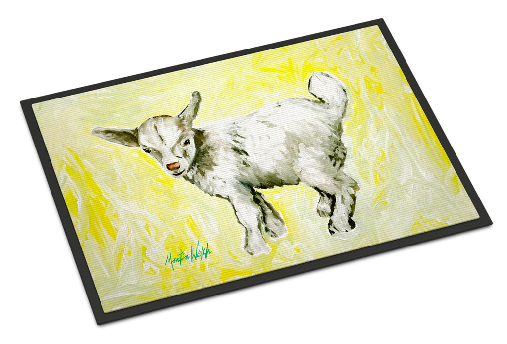 Billy The Kid Goat Doormat Indoor Outdoor 24H X 36W Front Door Mat Rugs for Entryway, Non Slip Washable Low Pile,