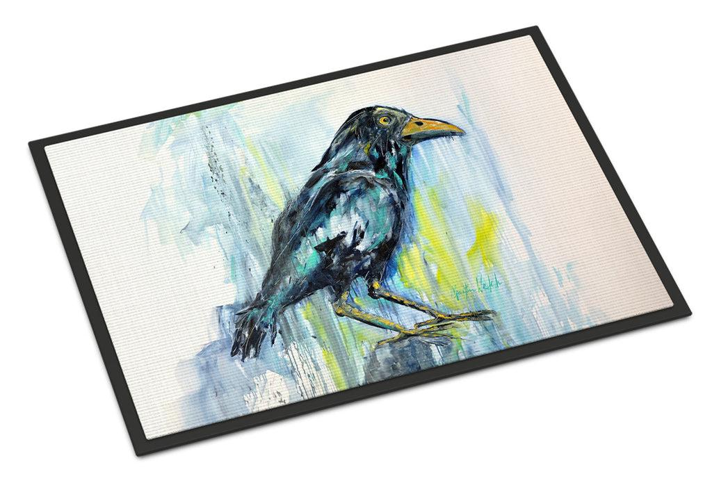 Burnt Corn Crow Doormat Indoor Outdoor 24H X 36W Front Door Mat Rugs for Entryway, Non Slip Washable Low Pile,