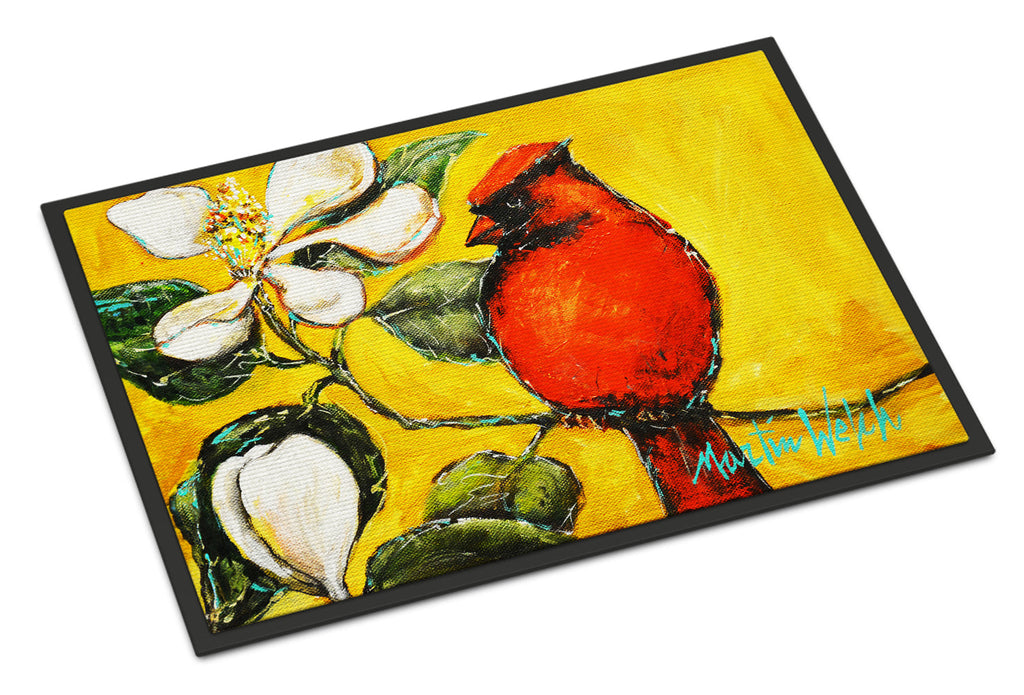 Cardinal Ochre Doormat Indoor Outdoor 24H X 36W Front Door Mat Rugs for Entryway, Non Slip Washable Low Pile,