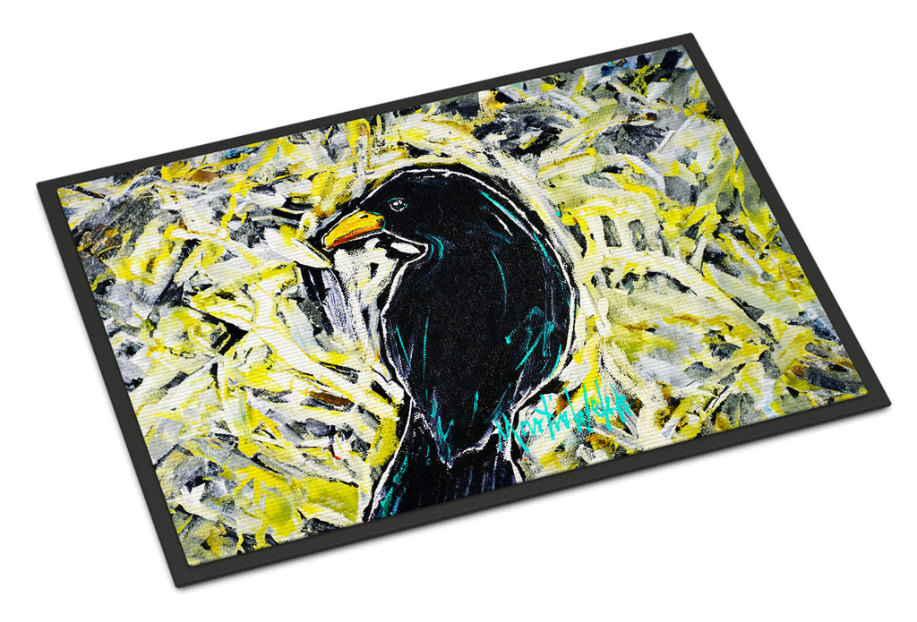 Crow Adam Doormat Indoor Outdoor 24H X 36W Front Door Mat Rugs for Entryway, Non Slip Washable Low Pile,