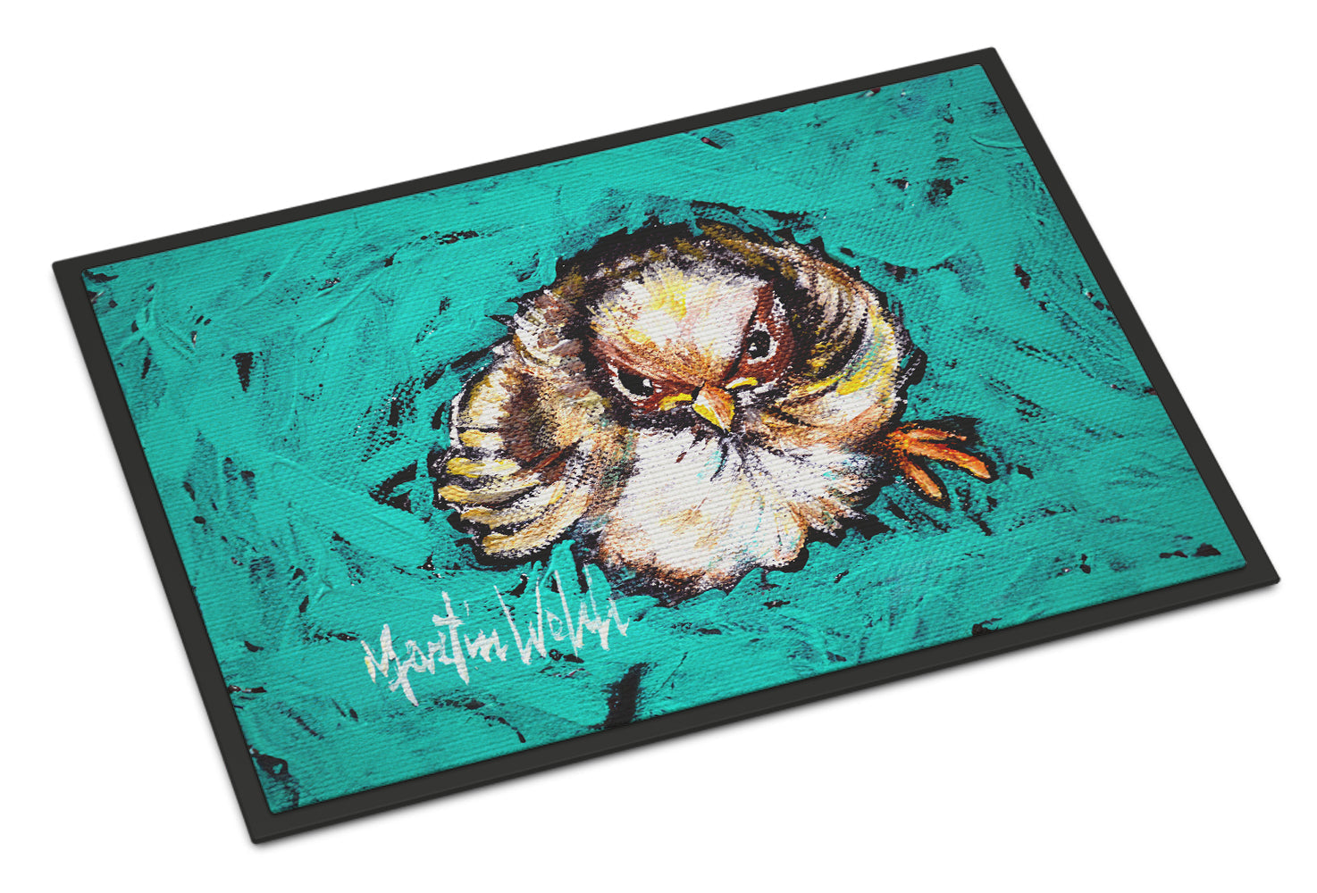Fiest Chic Bird Doormat Indoor Outdoor 18H X 27W Front Door Mat Rugs for Entryway, Non Slip Washable