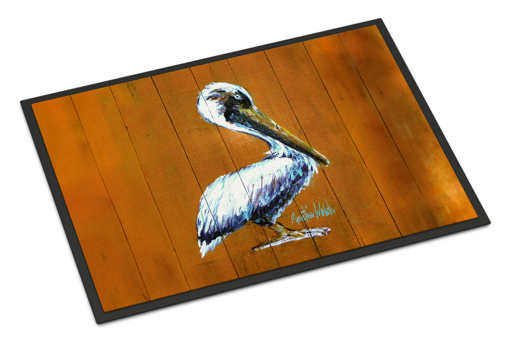 Hangin In Pelican Doormat Indoor Outdoor 24H X 36W Front Door Mat Rugs for Entryway, Non Slip Washable Low Pile,