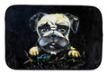 Pug It Out Dish Drying Mat Absorbent Dish Drying Mat Pad for Kitchen Counter Dish Drainer Mat for Countertop, 14 x 21", Multicolor