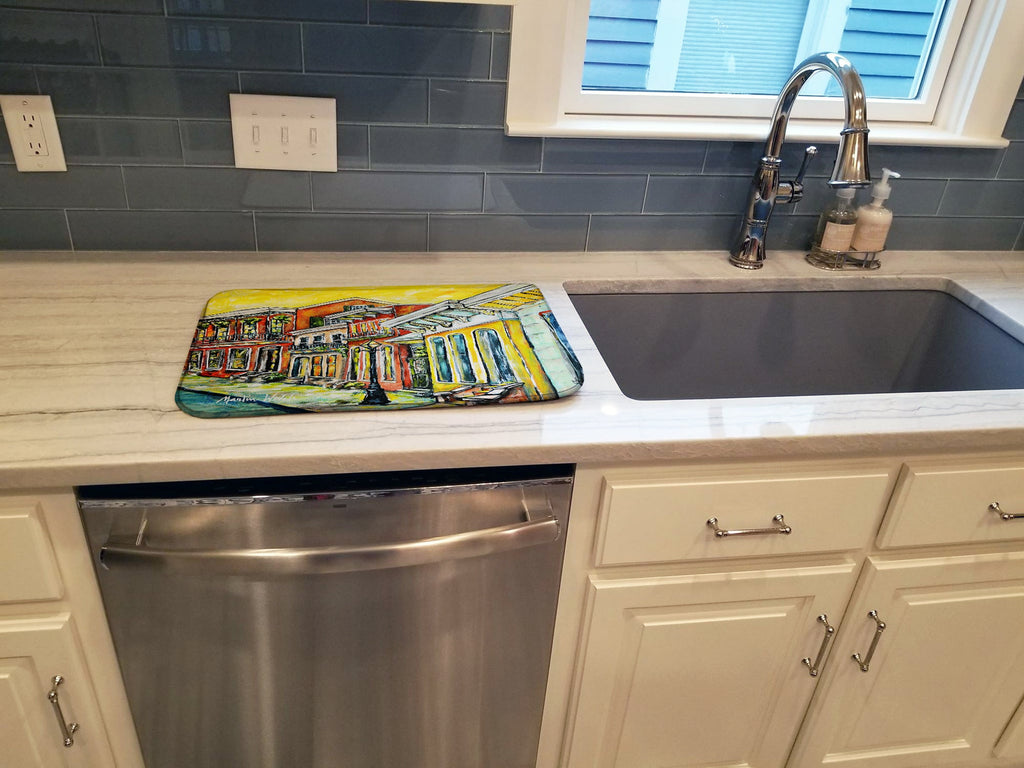 Remember When Dish Drying Mat Absorbent Dish Drying Mat Pad for Kitchen Counter Dish Drainer Mat for Countertop, 14 x 21", Multicolor