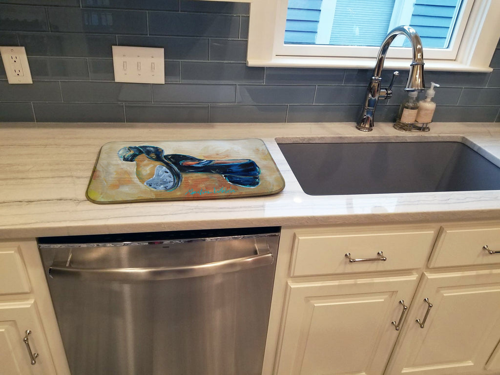 Tapped Out Shoes Dish Drying Mat Absorbent Dish Drying Mat Pad for Kitchen Counter Dish Drainer Mat for Countertop, 14 x 21", Multicolor