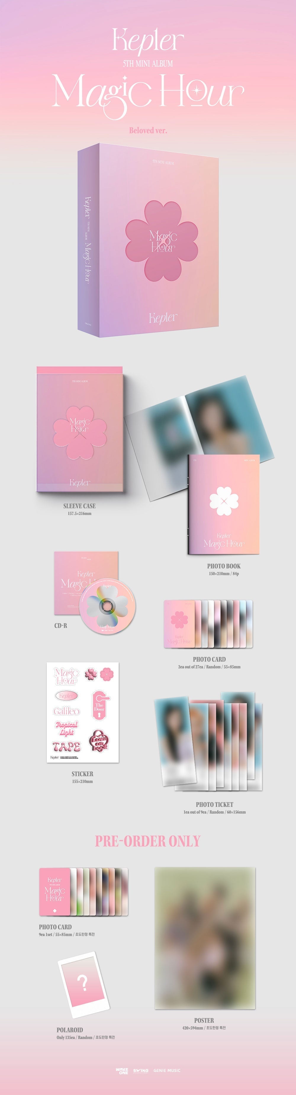 Kep1er 5th Mini Album - Magic Hour (Standard Ver.)