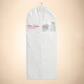 Personalized Garment bag for Wedding Dress - 72 Inch White