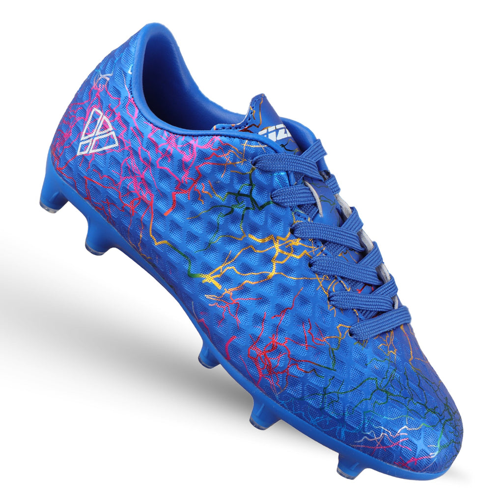Vizari Zodiac JR Kids Firm Ground (FG) Soccer Cleats – Blue, Youth Sizes 8C–6Y