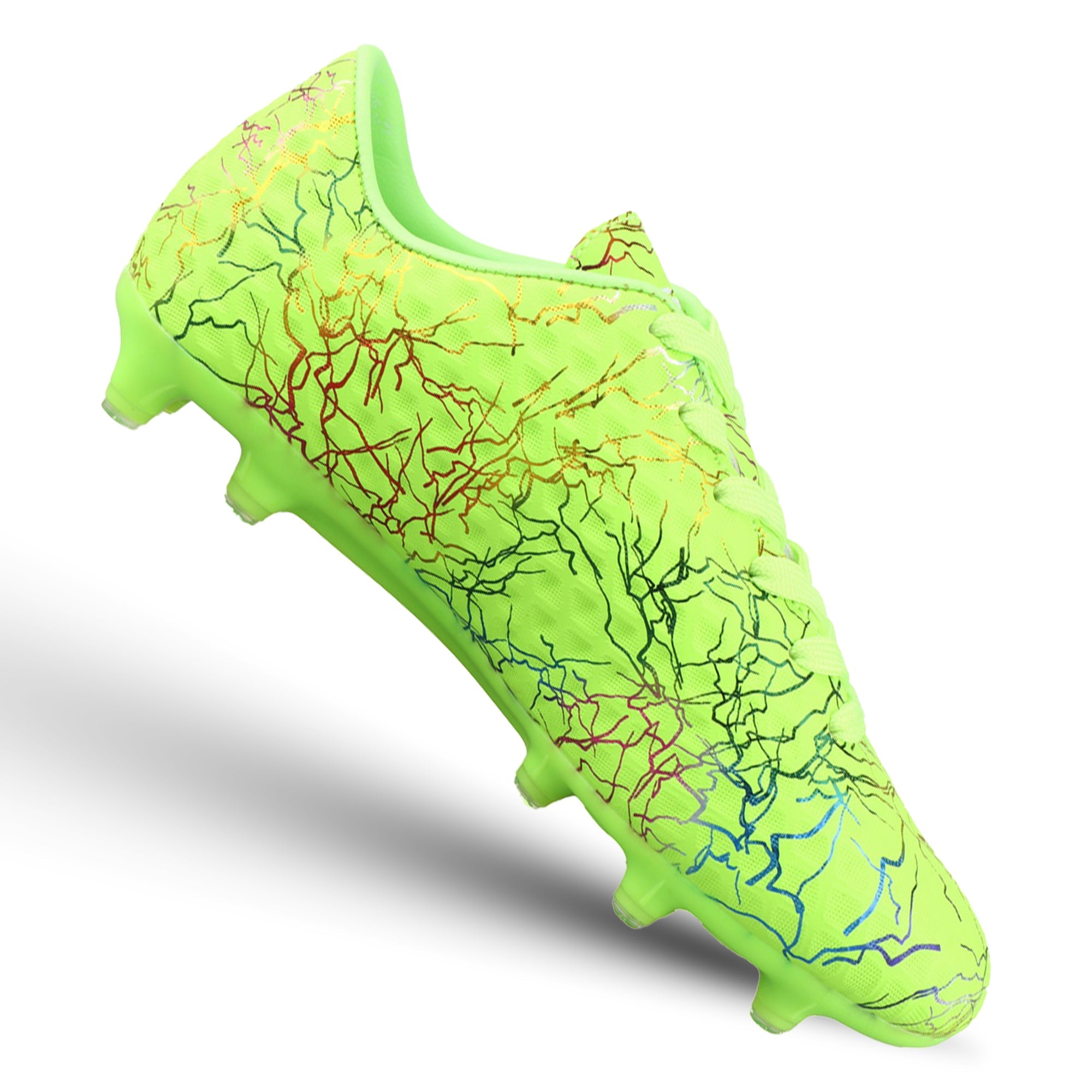 Vizari Zodiac JR Kids Firm Ground (FG) Soccer Cleats – Green, Youth Sizes 8C–6Y