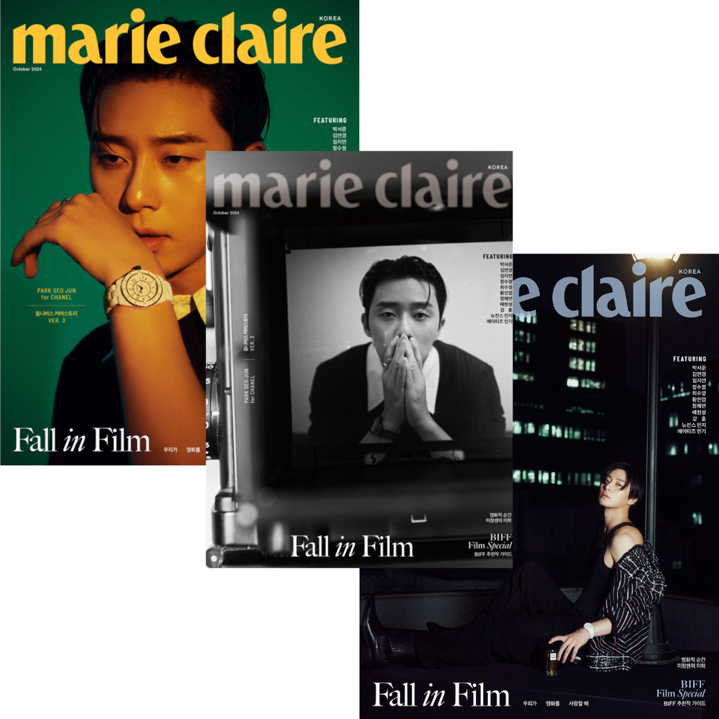 ATEEZ Mingi Feature - Marie Claire Magazine 2024 October Issue (Park Seo Jun Cover)
