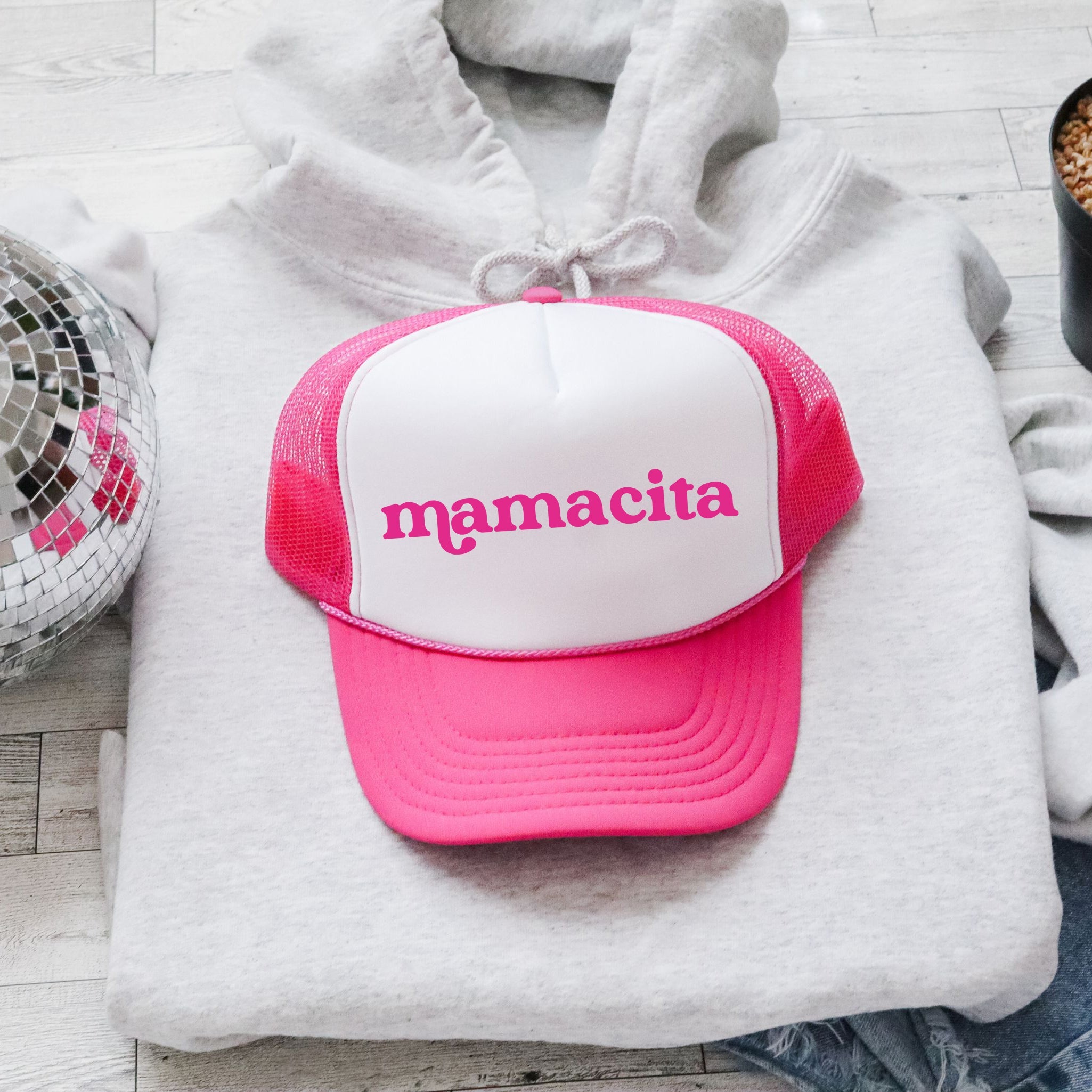 Mamacita, Sassy, Funny Graphic With Bold Colorful Text For Everyday Wear Snapback Trucker Hat